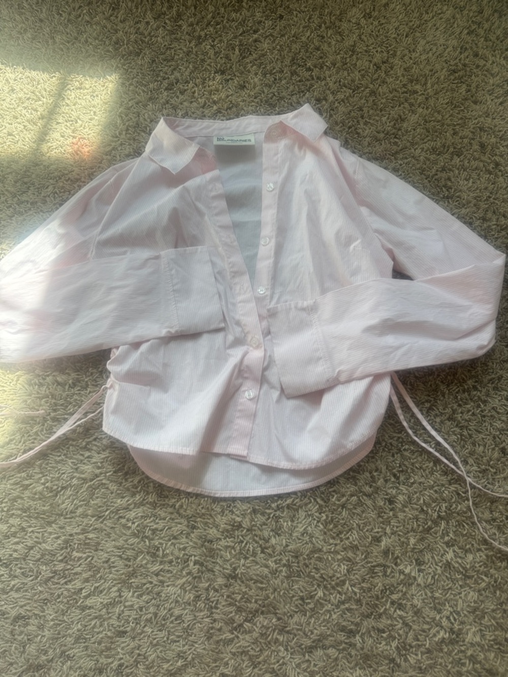 Light Pink Button-Up Shirt